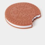 Biscuit Shaped Notebook – 80 Pages Round Steno Pad For Students, Artists & Kids – Fun Chocolate Biscuit Design, Portable Memo Notepad For Notes, Sketching, Doodling & Creative Writing
