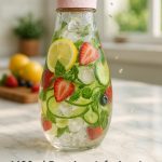 1400ml Hard Glass Water Jug With Lid – Heat-resistant Pitcher For Water, Juice, Iced Tea, Milk & Beverages